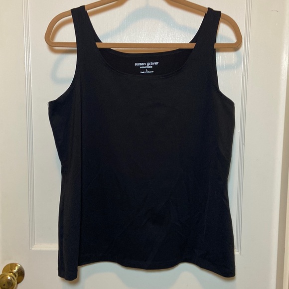 Large Black Susan Graver Essentials Sleeveless Shirt / Tank Top - Picture 5 of 12